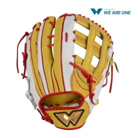 WE 위 재팬 코데라 외야 글러브 12.75인치 쌍십자웹 옐로우/화이트