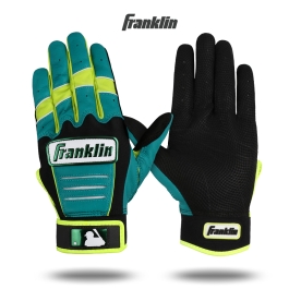 프랭클린 야구 배팅 장갑 CFX 프로 커스텀 블랙/그린/라임 P503105