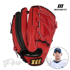 모리모토 프로어드바이저 투수A 야구 글러브 김진호 모델 12인치 레드/블랙