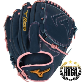 미즈노 하가 리미티드 에디션 곽빈선수 투수 글러브 네이비/핑크 1AJGH00079