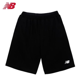 뉴발란스 베이직 코튼 하프 팬츠 반바지 블랙 NBD4EB1112
