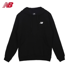 뉴발란스 베이스볼 베이직 후드티 트레이닝 상의 블랙 NBD4EB1122