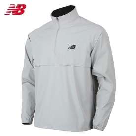 뉴발란스 베이스볼 하프 집업 상의 바람막이 그레이 NBD4EB1118