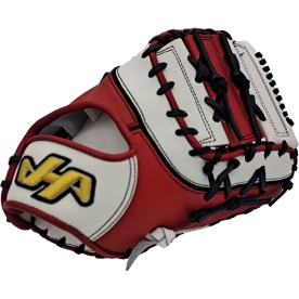 하타케야마 오리지널 샵오더 1루미트 야구 글러브 레드/화이트 HK-T01