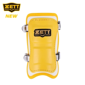 제트 유소년 야구 풋가드 타자 정강이 보호대 좌우겸용 옐로우 BAGK-70J