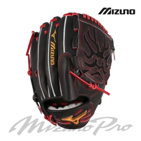 미즈노 프로 BSS HAGA 하가 투수 야구 글러브 고영표 모델 블랙/레드 HA13