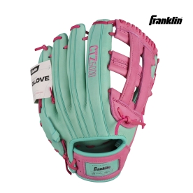 프랭클린 CTZ5000 외야 글러브 소가죽 시리즈 12.5인치 민트/핑크 22476