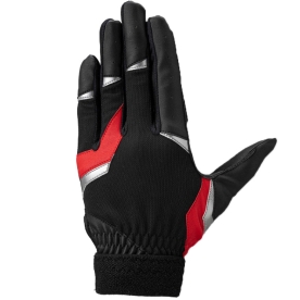 미즈노 Gachi 야구 수비 장갑 블랙/레드 1EJED33009