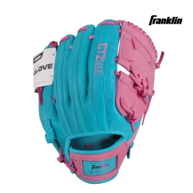프랭클린 CTZ5000 투수 올라운드 글러브 크롬 레더 12인치 블루/핑크 22487