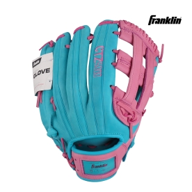 프랭클린 CTZ5000 외야 글러브  크롬 레더 12.5인치 블루/핑크 22486