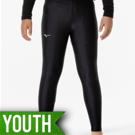 미즈노 유소년 롱 스판 팬츠 언더팬츠 레깅스 블랙 12XBCX9209