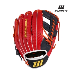 모리모토 뉴카본 스티어 내야 야구 글러브 네이비/레드 11.75인치 MPN705SCNY