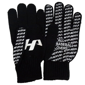 하타케야마 동계용 스포츠 니트 장갑 보온 방한장갑 블랙 TB-25