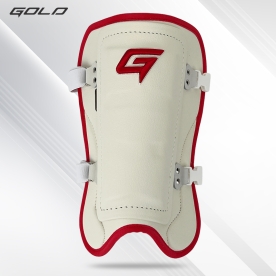 골드 샵오더 야구 타자 풋가드 정강이 보호대 좌우겸용 화이트/레드