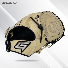 골드 유니크 투수 야구 글러브 샵오더 12인치 크림/블랙 GBG-PRO 012