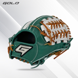 골드 유니크 내야 야구 글러브 샵오더 11.75인치 그린/화이트/탄 GBG-PRO JH