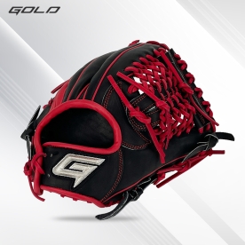 골드 유니크 내야 야구 글러브 샵오더 11.75인치 블랙/레드 GBG-PRO JH
