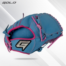 골드 유니크 투수 야구 글러브 샵오더 12인치 스카이블루/핑크 GBG-PRO 012