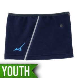 미즈노 유소년 넥워머 목토시 네이비 12JYCB5114