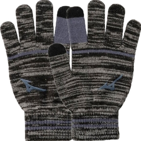 미즈노 니트 장갑 동계 보온 방한 블랙 12JYCA5009