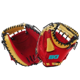 [B품] 인코자바 유소년 포수미트 야구 글러브 32.5인치 레드/옐로우 JR C(RD/YE)25