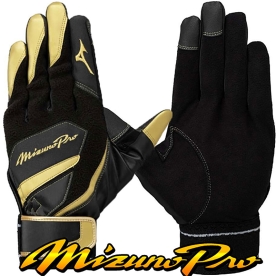 미즈노 프로 야구 워밍 장갑 방한용 블랙 1EJET04009