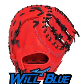 미즈노 유소년 윌드라이브 1루미트 야구 글러브 레드/블랙 1AJFY334007009