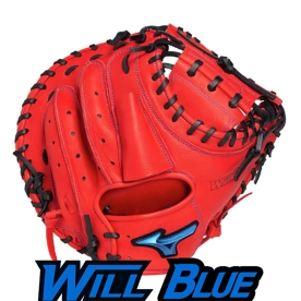 미즈노 유소년 윌드라이브 포수 미트 야구 글러브 BD형 레드/블랙 1AJCR337007009
