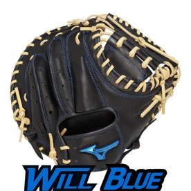 미즈노 유소년 윌드라이브 포수 미트 야구 글러브 BD형 블랙/블론드 1AJCR337000980
