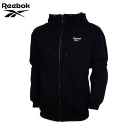 리복 에센셜 백터 집업 자켓 블랙 REJU5FKN7BK