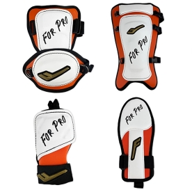 프로-스펙스 포프로 타자 암가드 풋가드 주루장갑 손등가드 심우준1 선수모델 화이트/오렌지