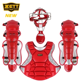 제트 티타늄 포수 장비 세트 캐쳐기어세트 레드 BLK-007