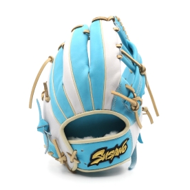 스사노 프로 엘리트 내야 야구 글러브 11.75인치 십자웹 스카이블루/화이트 SUPEI82