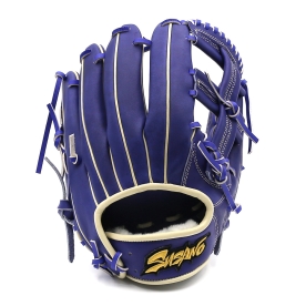 스사노 프로 엘리트 내야 야구 글러브 11.75인치 십자웹 퍼플/카멜 SUPEI80