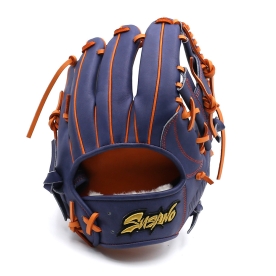 스사노 프로 엘리트 내야 야구 글러브 11.5인치 아이웹 네이비/오렌지 SUPEI76