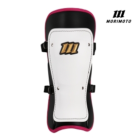 모리모토 파이터 액티브 야구 타자 풋가드 정강이 보호대 화이트/블랙/핫핑크