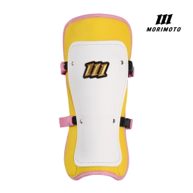 모리모토 파이터 액티브 야구 타자 풋가드 정강이 보호대 화이트/옐로우/핑크