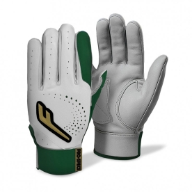 프로-스펙스 레인보우 포프로 천연 양피 야구 배팅 장갑 그린