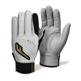 프로-스펙스 레인보우 포프로 천연 양피 야구 배팅 장갑 블랙