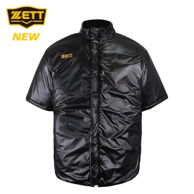 제트 5부 동계 점퍼 야구 반팔 바람막이 블랙 BOK-624