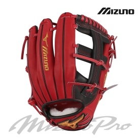 미즈노 프로 BSS HAGA 하가 내야 야구 글러브 사카모토 모델 블랙/레드 HA24