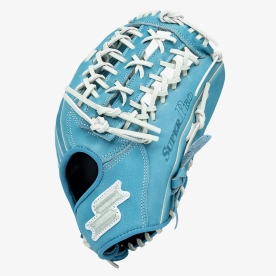 사사키 슈퍼프로 외야 야구 글러브 13인치 스카이블루/화이트 Z0516