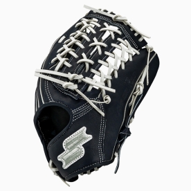 사사키 슈퍼프로 외야 야구 글러브 13인치 블랙/화이트 Z0519