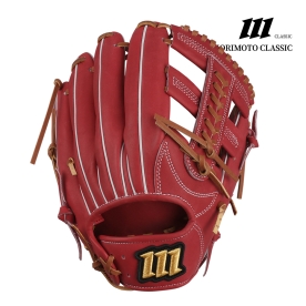 모리모토 클래식 내야 야구 글러브 11.75인치 십자웹 레드/탄 JPN-305