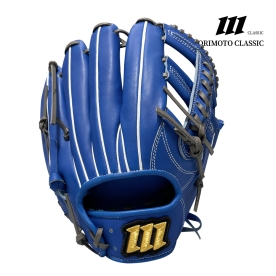 모리모토 클래식 내야 야구 글러브 11.75인치 십자웹 블루/그레이 JPN-305