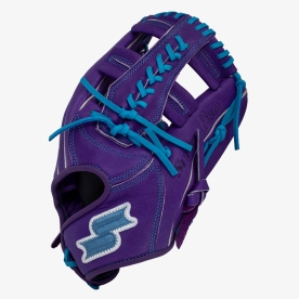 사사키 유소년 슈퍼프로 올라운드 야구 글러브 11.25인치 퍼플/스카이블루 ZY0404