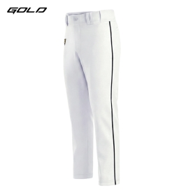 골드 야구 바지 유니폼 긴바지 프로 선수용 일반 화이트/블랙