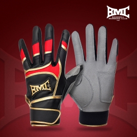 BMC 야구 배팅 장갑 리미티드 에디션 타자 장갑 블랙/레드 BMC-LE262