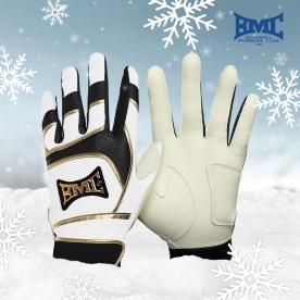BMC 야구 배팅 장갑 스노우 에디션 타자 장갑 화이트/블랙/아이보리 BMC-LE264