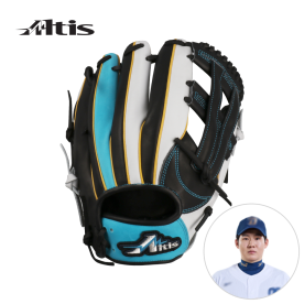 알티스 클래식 내야 야구 글러브 박민우 모델 11.6인치 블랙/화이트/스카이블루 I-320